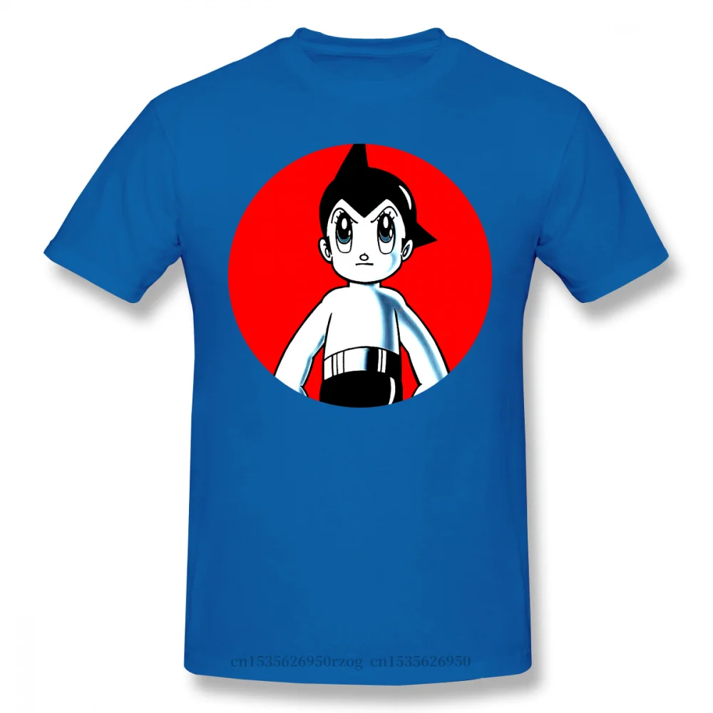 

Tetsuwan Atom Japenese Anime 2020 New Arrival T-Shirt Astro Boy Crewneck Cotton for Men