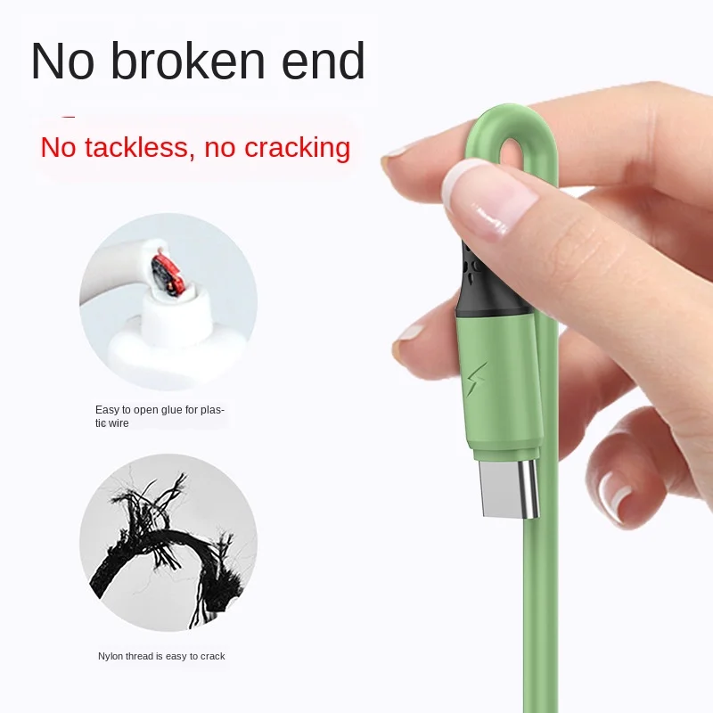 Кабель передачи данных три в одном один перетаскивание и линии быстрой зарядки