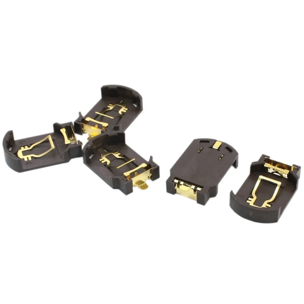 MasterFire 1200 шт./лот Позолоченный SMD CR2025 CR2032 кнопочный монетница литиевая батарея