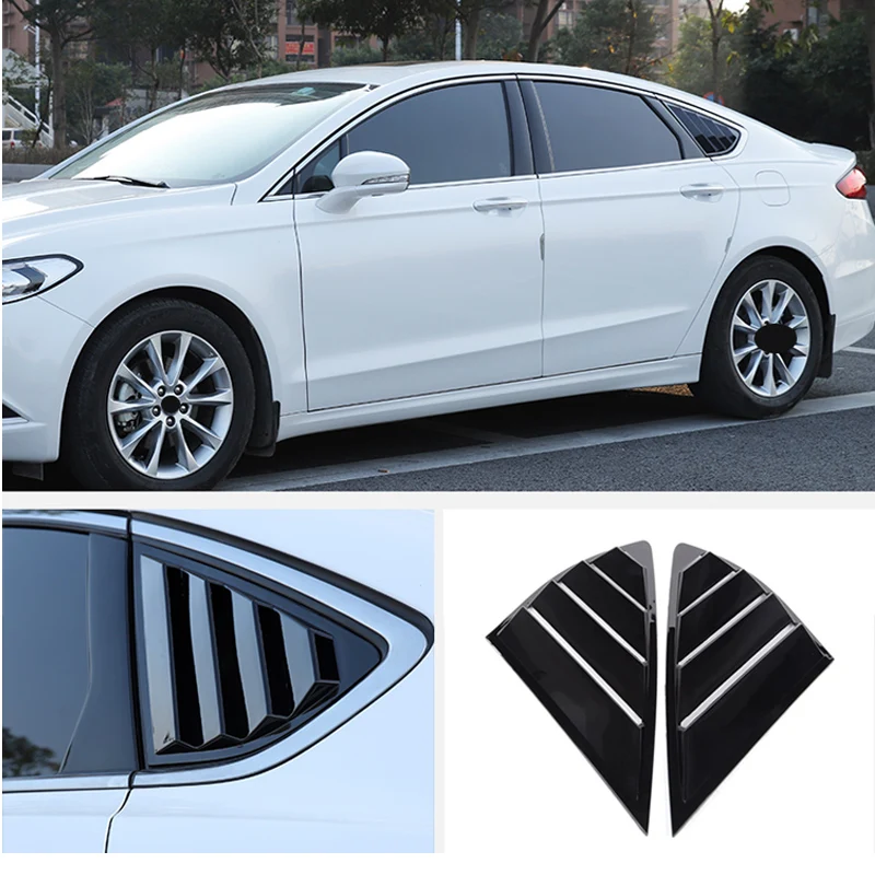 Для Ford Mondeo Fusion 2013 2018 углеродное волокно ABS дверь окно жалюзи рама оконный порог
