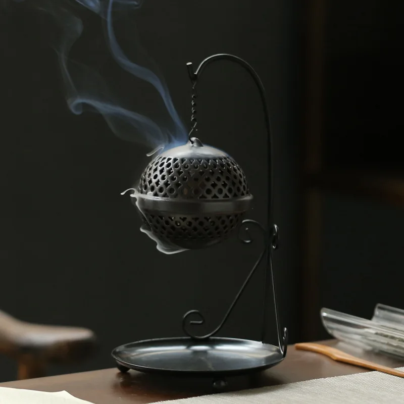 Креативный держатель для курильницы в стиле ретро с железной рамой горелка