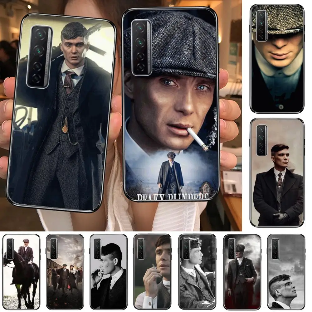 

Movie Bloody Gangster Razor Party Phone Case For Huawei mate 40 30 10 20 40 8 9 Lite Z Pro Black Etui 3D Coque Painting Hoesjes