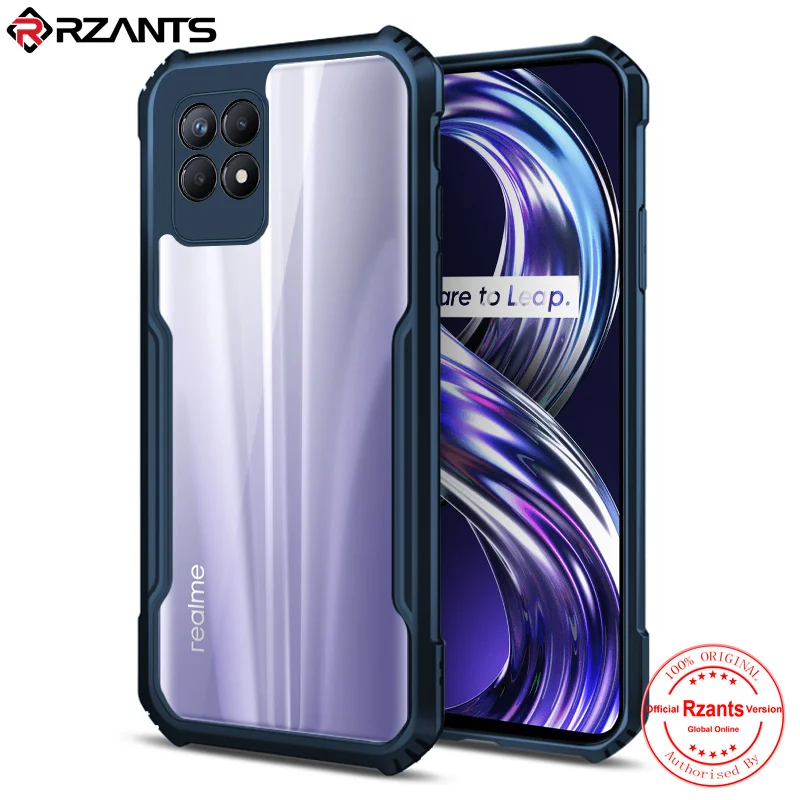 

Rzants For OPPO Realme 8i 8s 8 Pro Case Hard Air Bag Protection Slim Thin Clear Crystal Cover