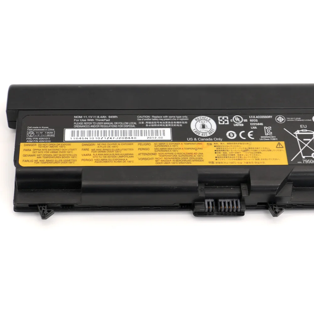 laptop battery 45n1011 45n1005 45n1004 45n1001 45n1000 45n1010 for lenovo thinkpad t430 t430i l430 sl430 t530 t530i l530 w530 free global shipping
