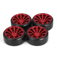 2022 new 4pcs 110 rc drift car tires hard tyre wheel for traxxas hsp tamiya hpi kyosho on road drifting cas rc vehicle part