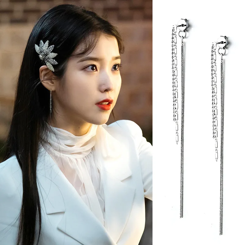 IU DEL LUNA отель Корейская Драма ТВ новая мода оригинальные серьги элегантные для