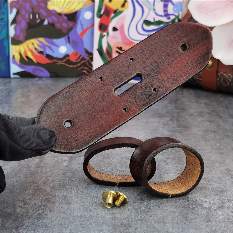 Luxury Vintage Pop Dot Carving Top Thick Leather Men Belt Without Buckle Cinturon Mujer Mens Leather Belts Without Buckles SP12