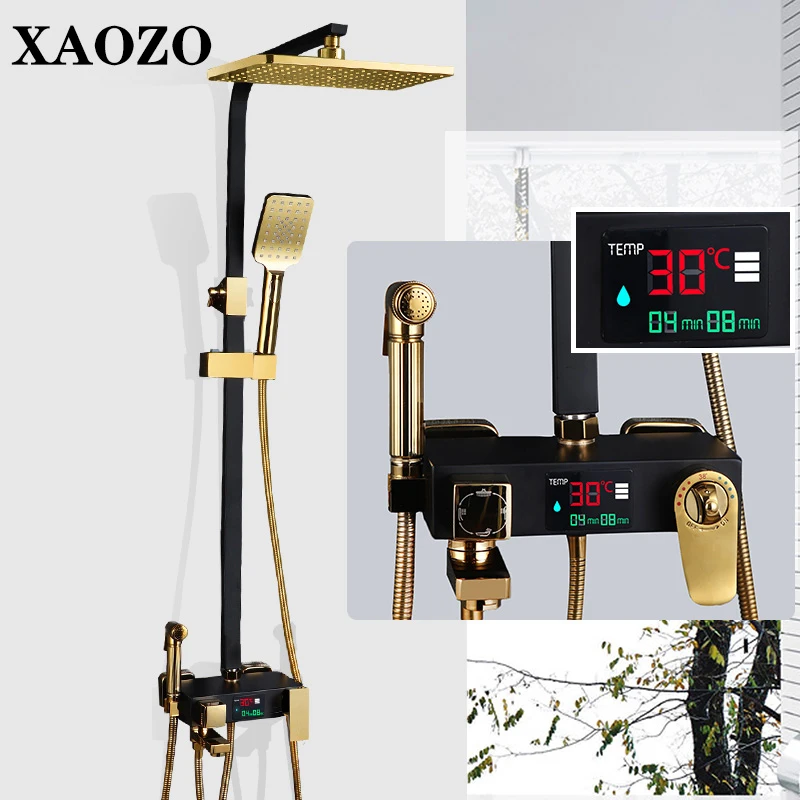 Душевая система латунный смеситель с ручной душевой системой и дождевым душем |