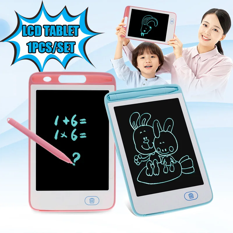 6.5in Kid Graphics Tablet Electronics Drawing Handwriting Erasable Smart LCD Board New Design Kids Toys Gift | Игрушки и хобби