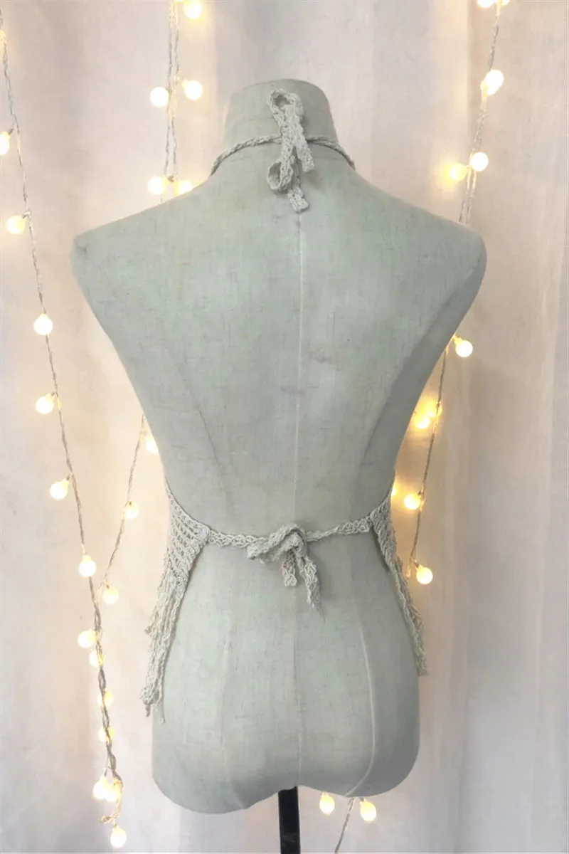 Женские укороченные топы без рукавов с вырезами пляжная одежда открытой спиной