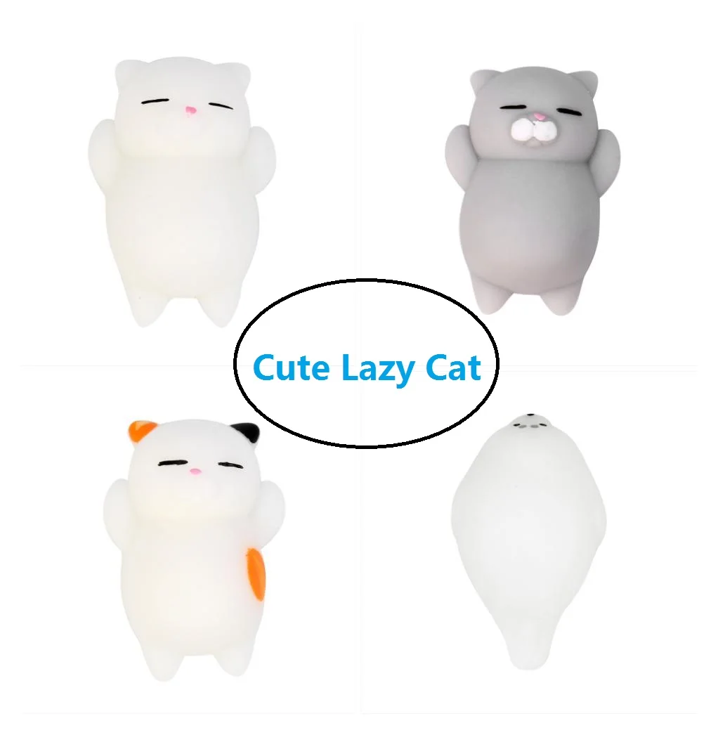 

Милые игрушки-антистресс, милая кошка-Моти, сжимаемая, забавная, забавная, детская, кавайная игрушка, снятие стресса, декор для детей и взрос...