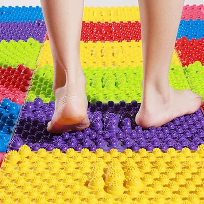 Ortho Mats Puzzle Educational Rug Orthopedic for Chidren Reflexology Pads Circulation Kids Feet Foot Relax Massager Blanket | Красота и