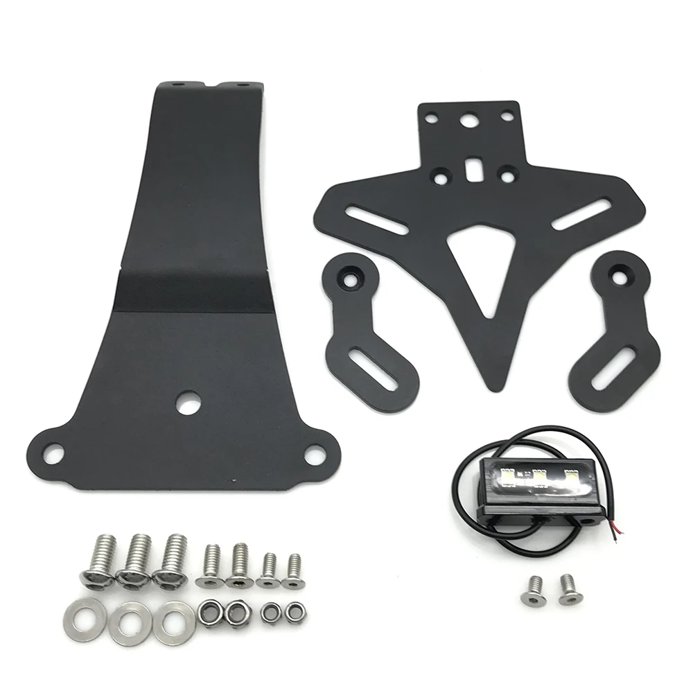 

Motorcycle License Plate Holder Bracket Fender Eliminator with LED Light for DUCATI Scrambler Cafe Racer 800 2019-2022