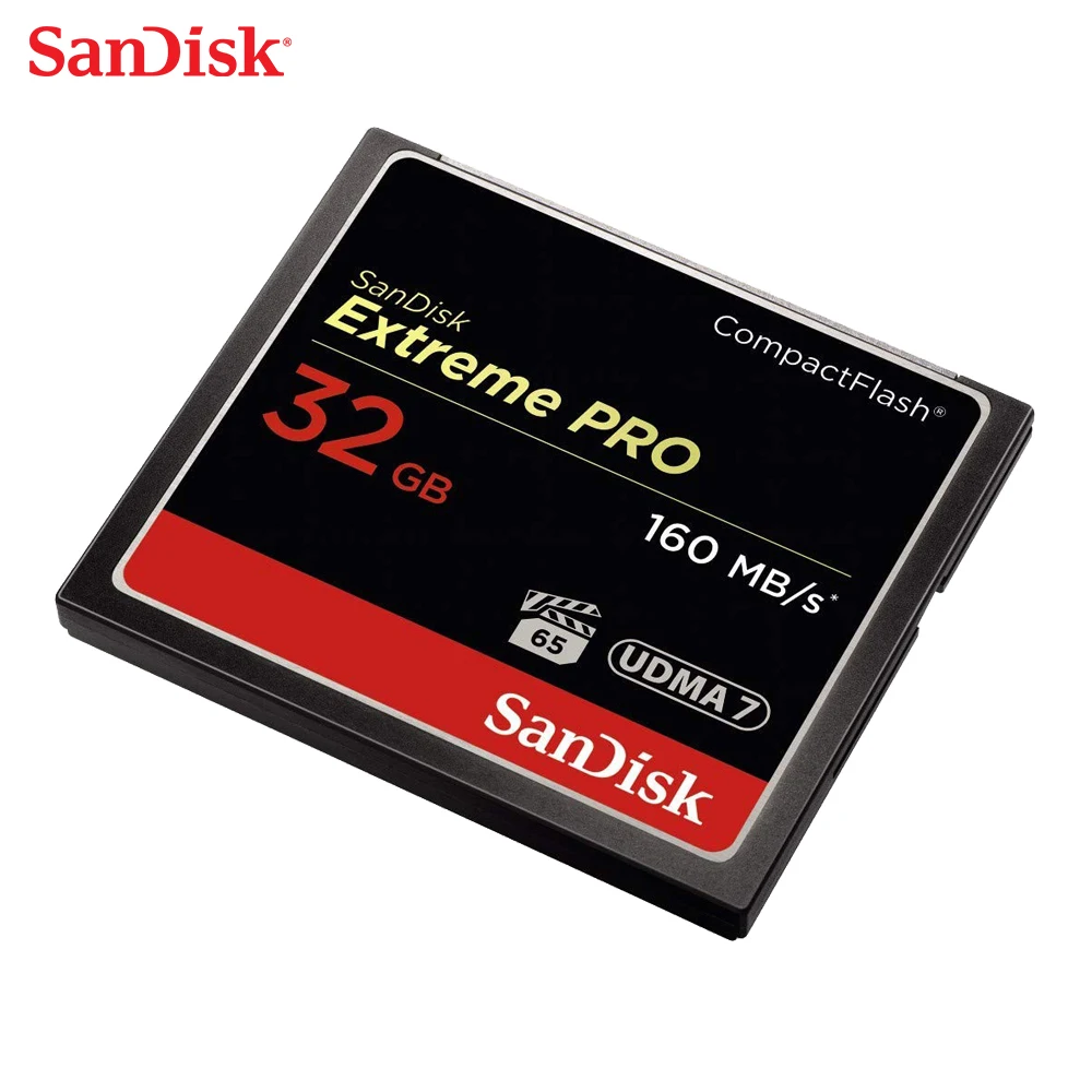 Карта памяти Sandisk Extreme Pro CF 64 ГБ 32 128 Гб карта Compactflash до 160 МБ/с./с скорость чтения для