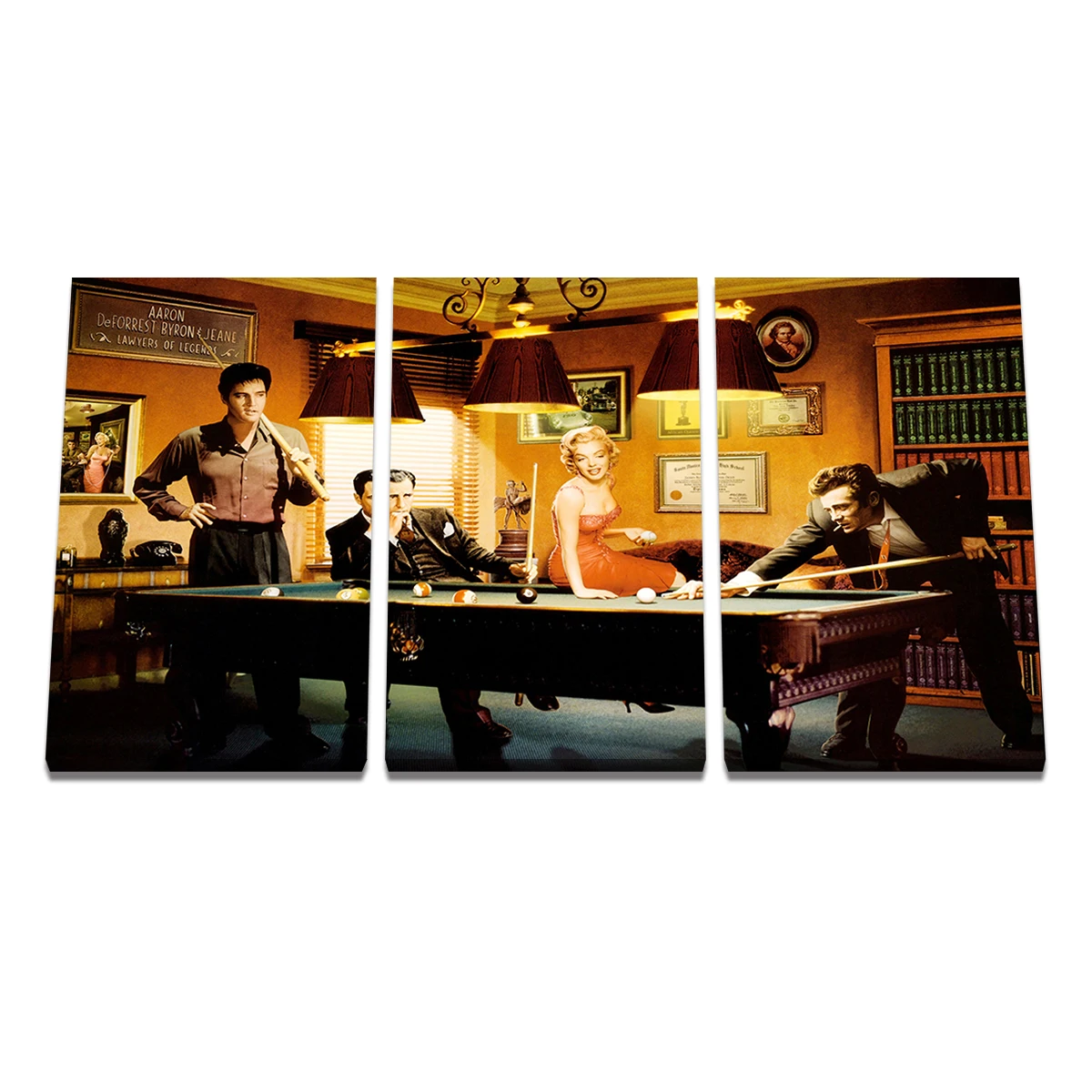 Художественный постер со звездами играющими в бильярд печатные картины на