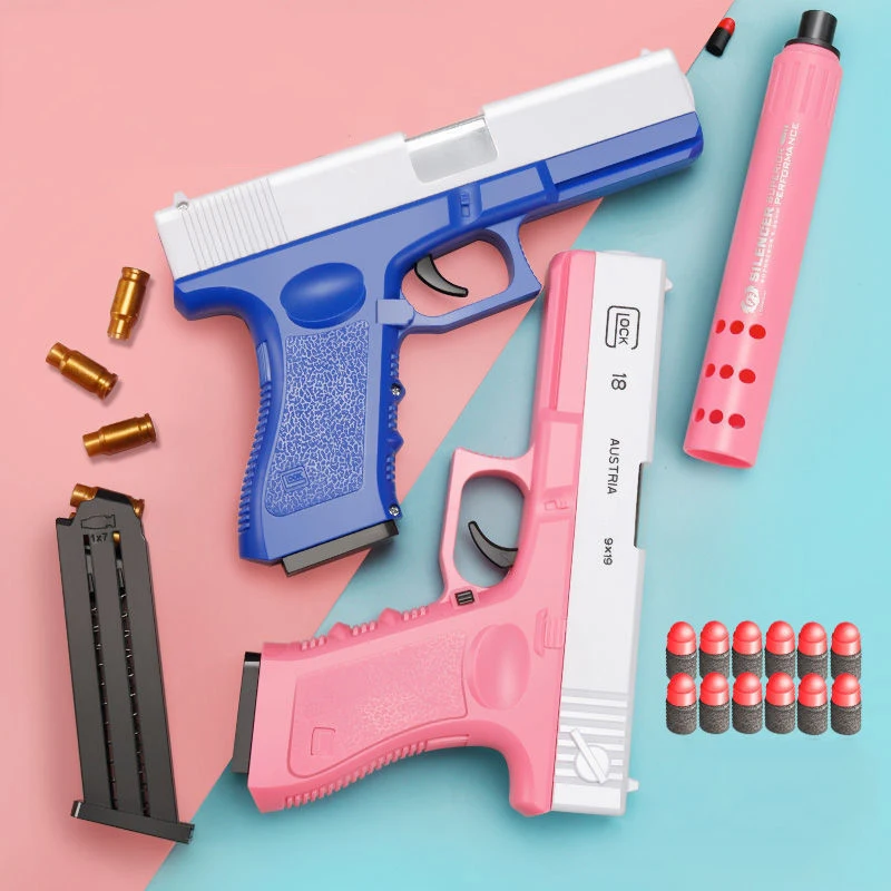 M1911 Glock EVA строительное оружие ручной пневматический пистолет для страйкбола с