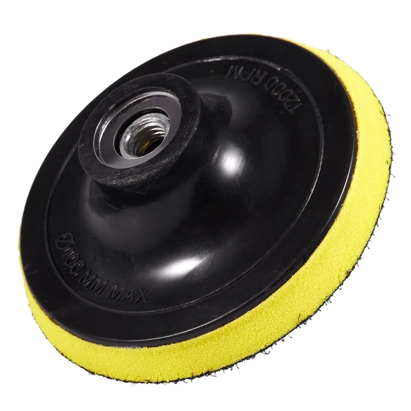 

2PCS Polishing Pad Backing Pad Sanding Pad Pads M14 for Polishing Machine New K1 Thread,100mm & 125mm