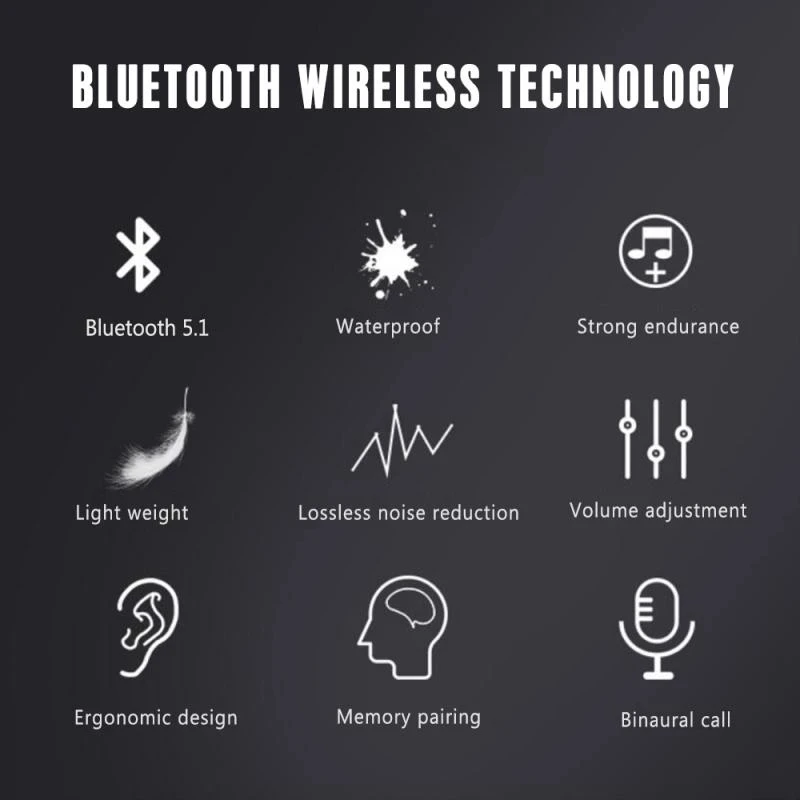 Беспроводные наушники E7S tws Bluetooth-наушники стереонаушники шумоподавлением