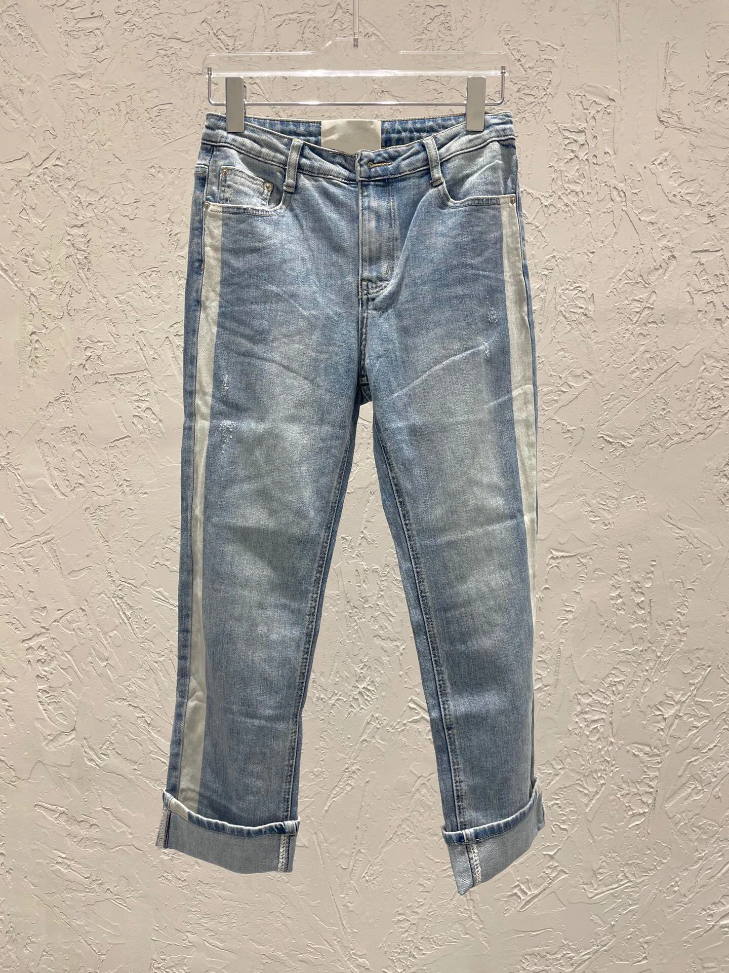 2021 Роскошные джинсы-карандаш в уличном стиле минималистичного дизайна