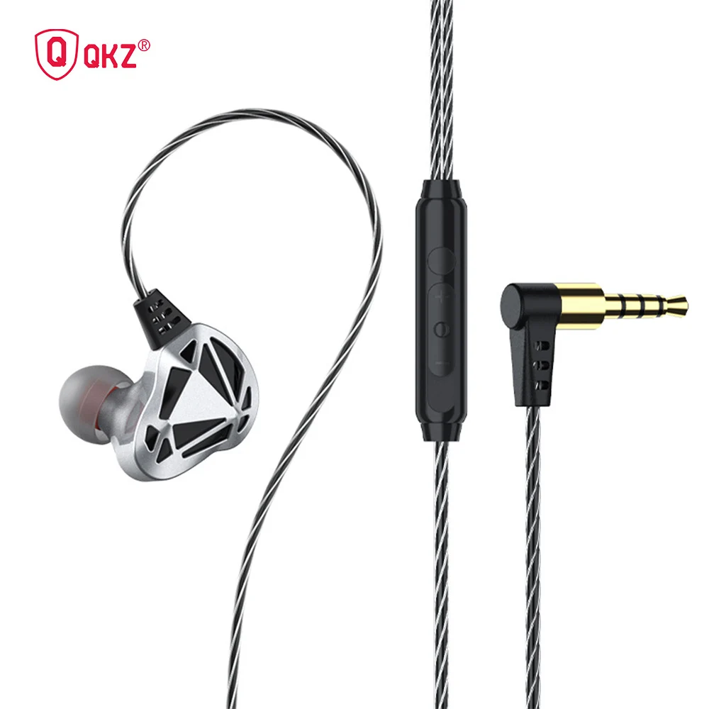 

QKZ AK7 Wired Earphone 3.5mm HIFI Bass Music Dynamic In-Ear Headset Built-In Microphone Hands-Free Earbud Sport