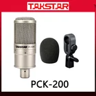 PC-K200 микрофон Takstar Focusrite BEHRINGER umc22, аудио интерфейс, выступление на сцене, конденсаторный микрофон для ПК, караоке