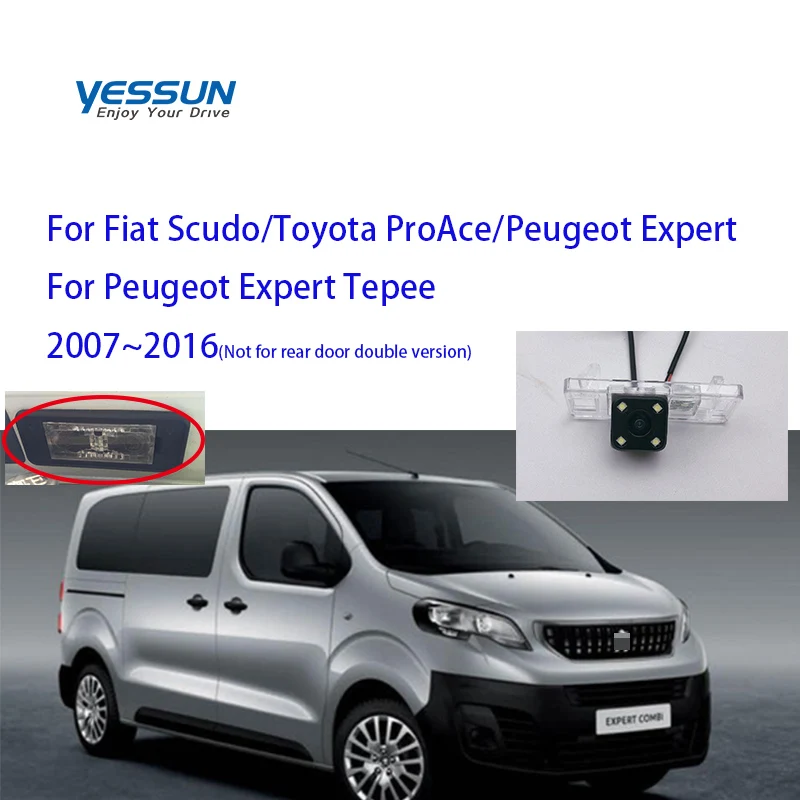 

Автомобильные аксессуары Yessun, ночное видение, камера заднего вида IP67 для Peugeot Expert Tepee 2007 ~ 2016