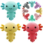 Kawaii Axolotl плюшевые игрушки, животные Axolotl плюшевые фигурки Куклы Мультяшные животные мягкие розовые Axolotl мягкие куклы для детей Подарки
