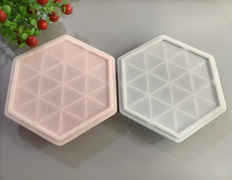 24 полости с крышкой многогранная форма для льда многоразовая силиконовая лоток