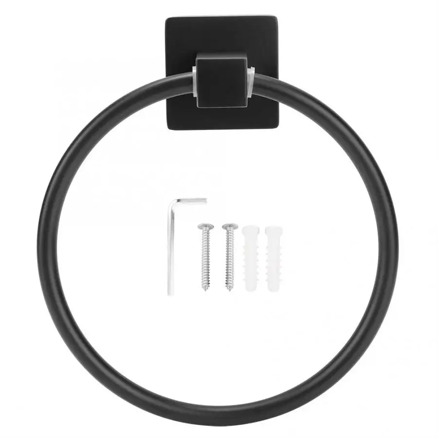 Держатель для полотенец простой Прочный Настенный Круглый держатель |