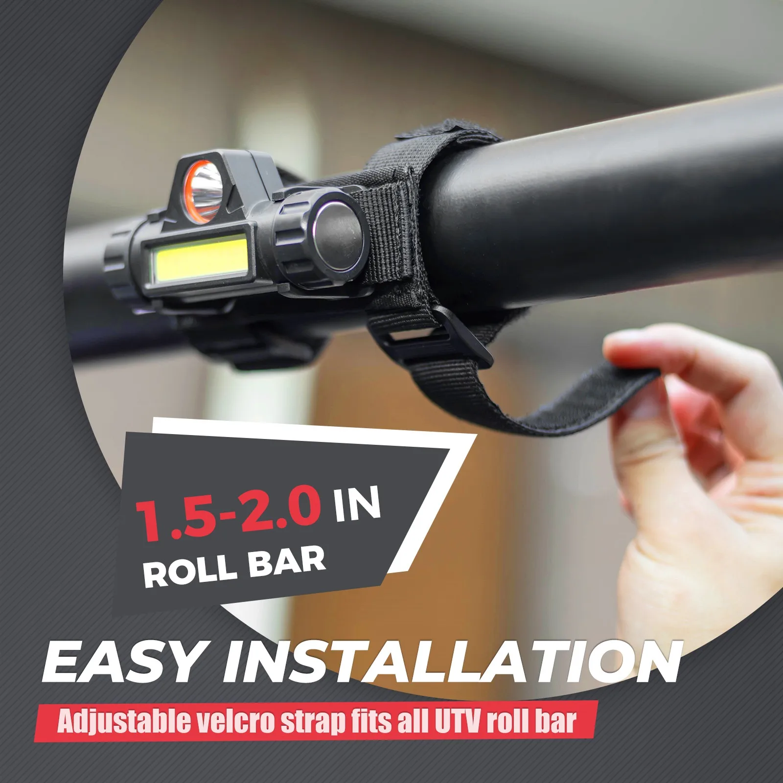 Универсальный рулонный светильник 1 25-2 0 дюйма для Can-am Maverick X3 светодиодный KEMI MOTO UTV