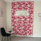 Декоративная Цветочная панель для стены с цветами ручной работы, с искусственными шелковыми цветами для свадебного декора стен, декор для детской вечевечерние