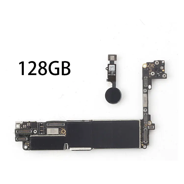 128GB (Black) 32 ГБ/128 ГБ/256 ГБ для iphone 7 материнская плата без/с Touch ID, оригинальная разблокированная материнская плата для iphone 7 - Цвет: 128GB (Black)