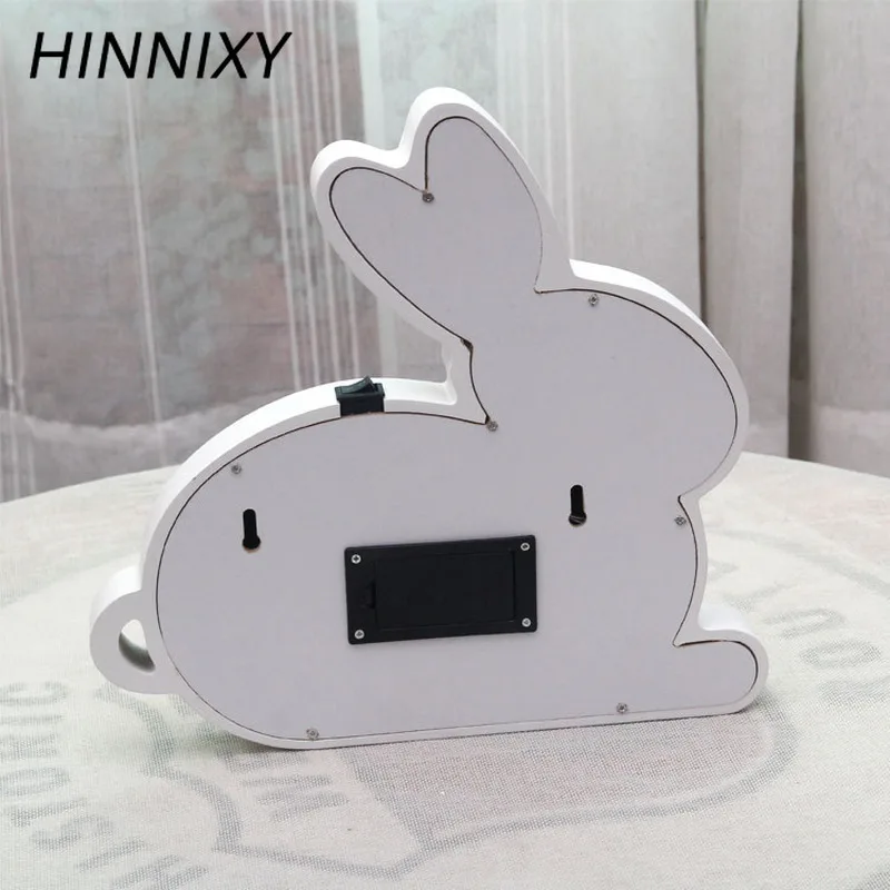 Hinnixy сова кошка ночник для детской спальни Декор лампа розовый синий дерево