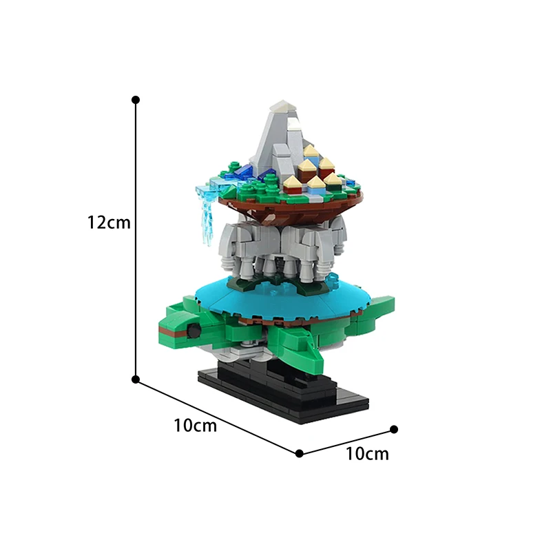 Конструктор BZB MOC морские животные черепаха-башня креативная модель детские