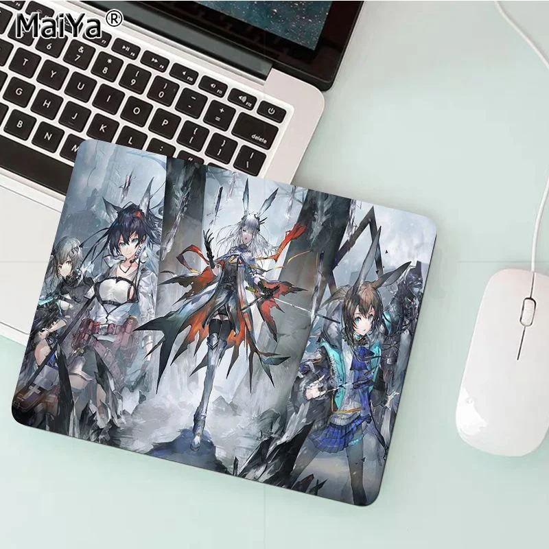 

MaiYa Cool New Arknights Gamer Speed Mice Retail Small Rubber Mousepad Top Selling Wholesale Gaming Pad mouse