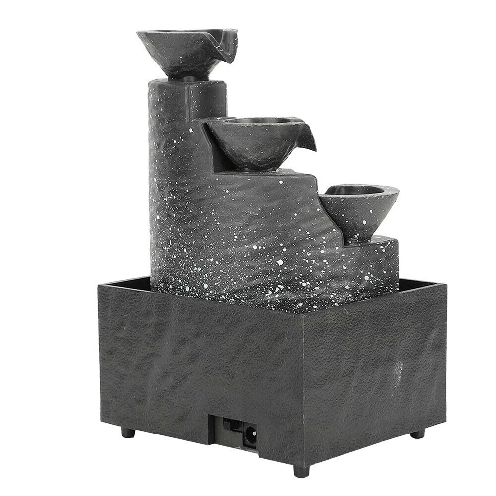 

LED Desktop Fountain Lights Statues Decor Decoration Living room Study