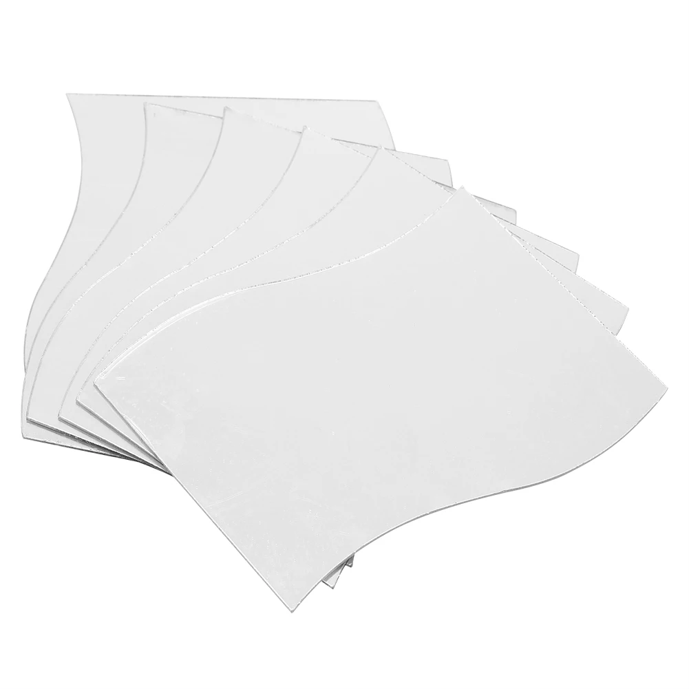 Акриловые волнистые настенные Стикеры зеркало 6 шт./компл. 12x10 см наклейка на