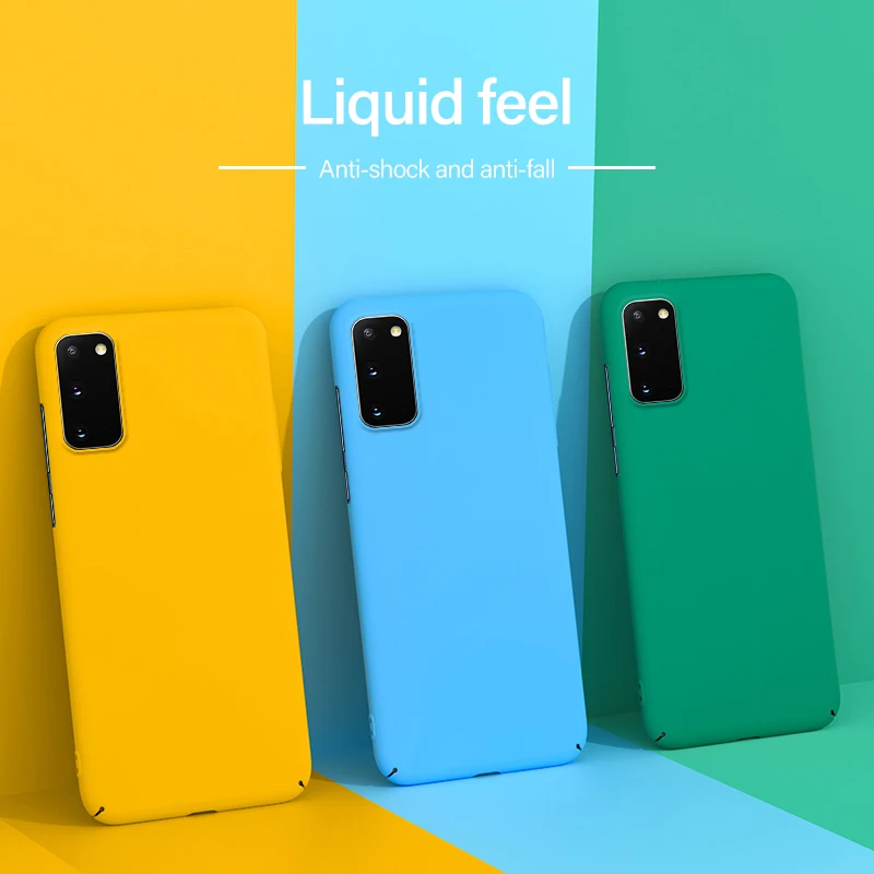ultra thin matte hard pc phone case for samsung galaxy s20 s10 e 5g s9 s8 note 10 9 plus shockproof cover free global shipping
