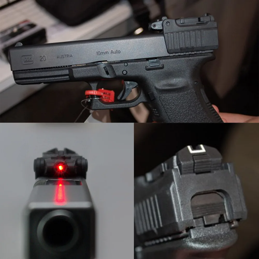 Лазерный прицел LAMBUL тактический Красный для страйкбола KWA KSC Glock 17 19 22 23 25 26 27 28 31 32 33