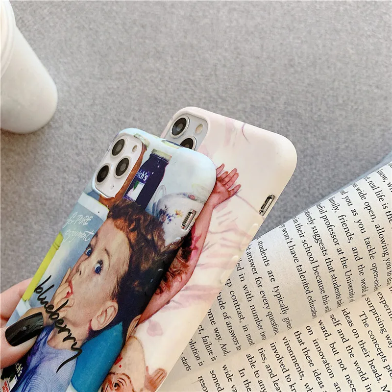 GTWIN Lovely Funny Girls And Boy Couple Phone Case For iPhone 11 Pro Max 6 6s 7 8 Plus X XR XS Soft TPU Cover Cases Shell |