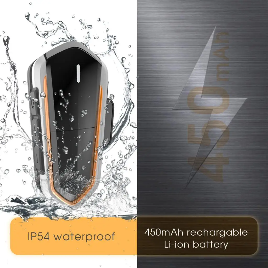 Мотоциклетная гарнитура для шлема водонепроницаемая Bluetooth FM радио наушники|Уход|