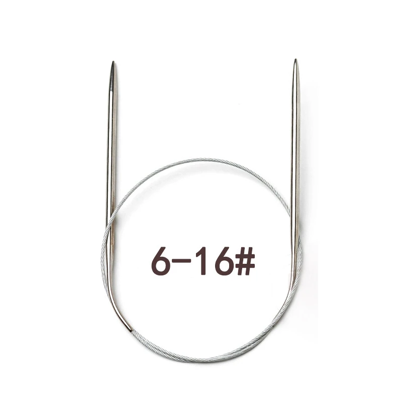 80 см круглые спицы из нержавеющей стали серебряные цветные плетеные штифты шарф