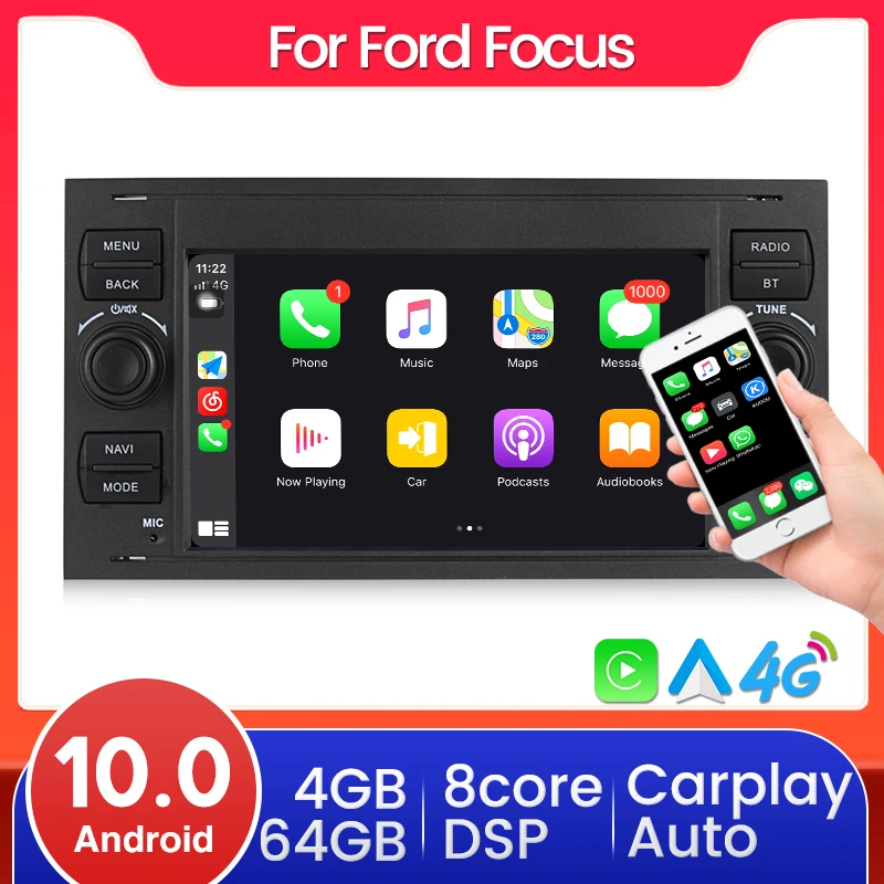 

Android Car Multimedia Radio Player For Ford Transit From Fiesta From Focus/Focus2 Galaxy Mondeo Fusion C-Max S-Mas BT WIFI RDS