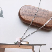 simple design mini five pointed star pendant necklace womens wedding fashion necklace exquisite charm girl party jewelry gift