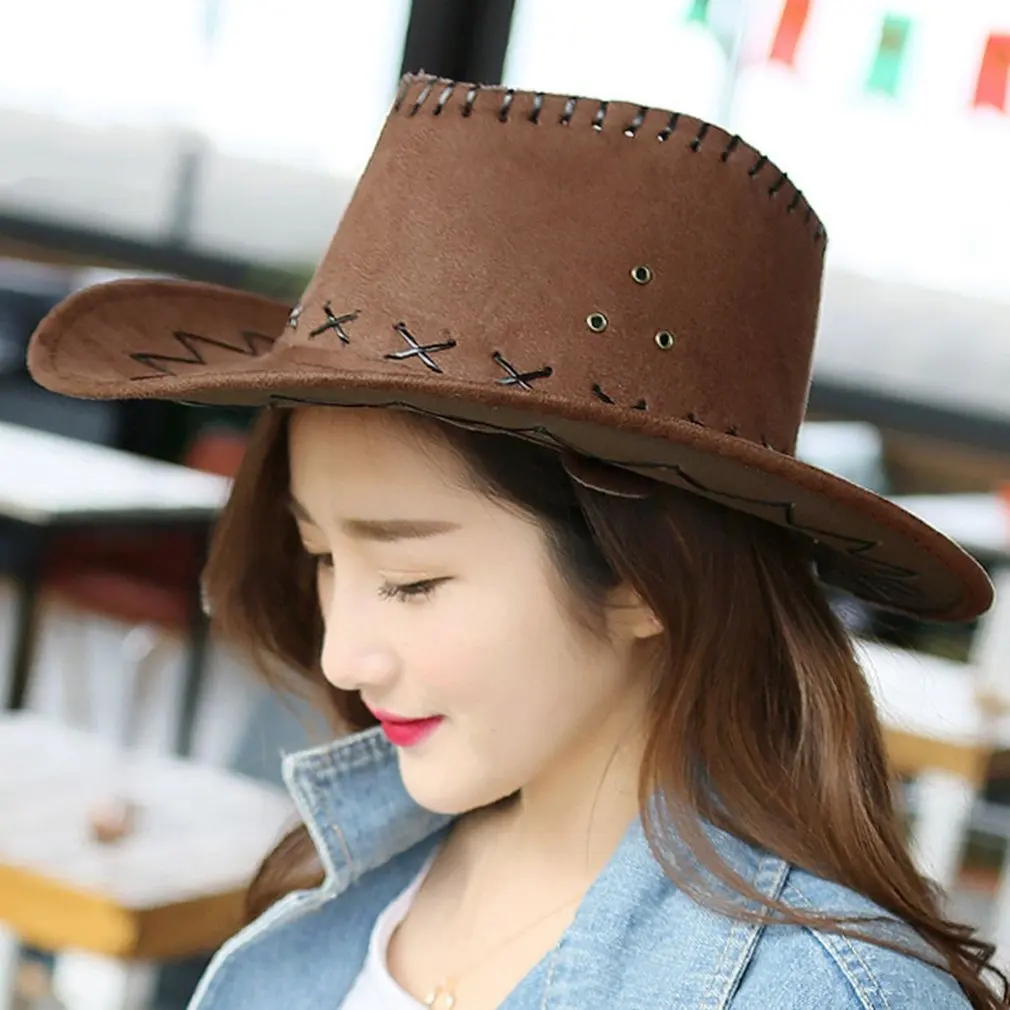 Модный дизайн дышащая мужская и женская шляпа в ковбойском стиле летняя уличная