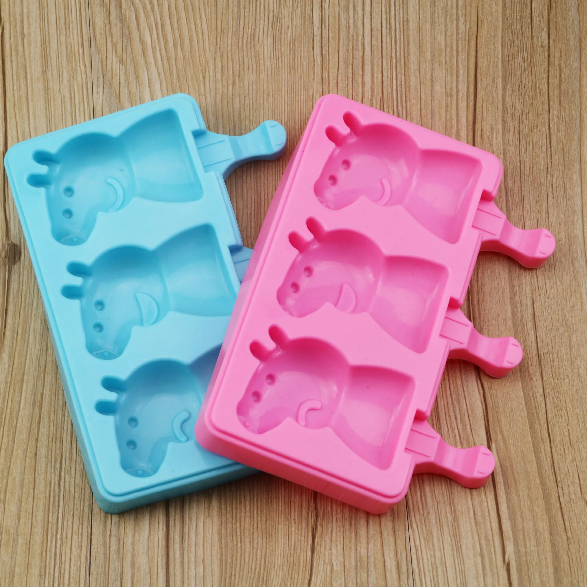 Силиконовая форма для мороженого Свинка Пеппа формы сделай сам домашнего