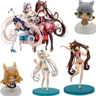 Фигурки аниме Nekopara Chocola  ванильно-красный и белый сексуальная девушка фигурка ПВХ фигурка игрушки Коллекция Модель Куклы Подарки