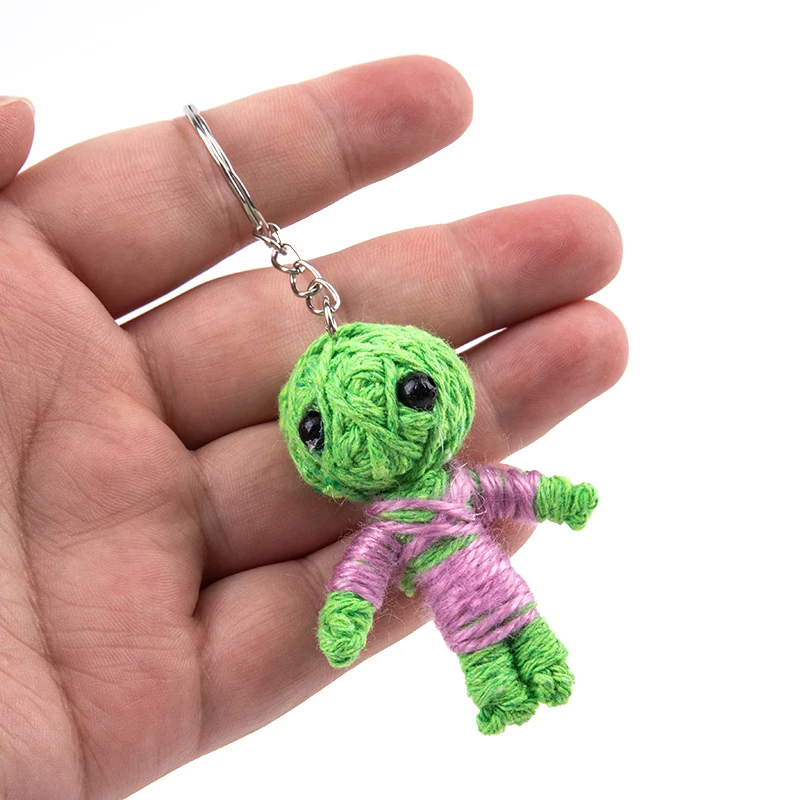 Брелок ручной работы для куклы вуду 4 шт./компл. аксессуары мини-кукол подарочные