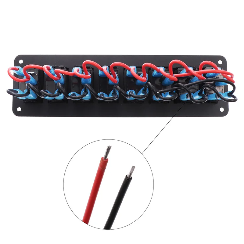 8 банды выключатель Панель Водонепроницаемый для морской катер караван RV