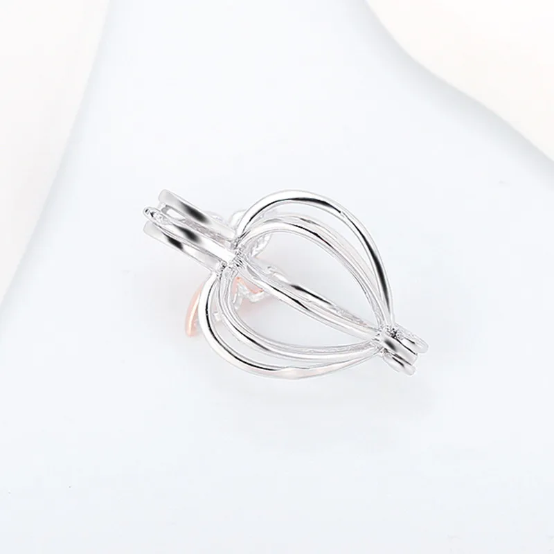 Женский кулон-бабочка CLUCI SC364SB Серебряный кулон с подвеской из розового золота 925